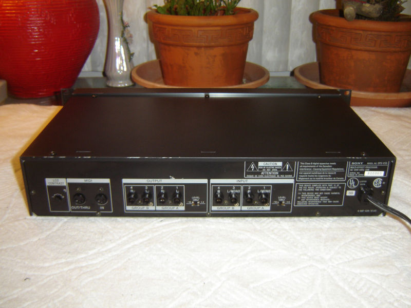 Sony DPS-V55 Multi Effect Processor, Vintage FX Rack | eBay