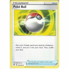164/192 Poké Ball | Uncommon Trainer Card Pokemon TCG Sword & Shield Rebel Clash