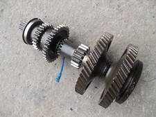 Massey Ferguson 50 Mf Tractor Transmission Lower Bottom Drive Gears W/ Shaft