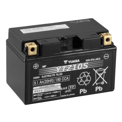 BATTERIE [YUASA] YTZ10S 12V 9AH - KAWASAKI NINJA H2 1000 (2015-2020)