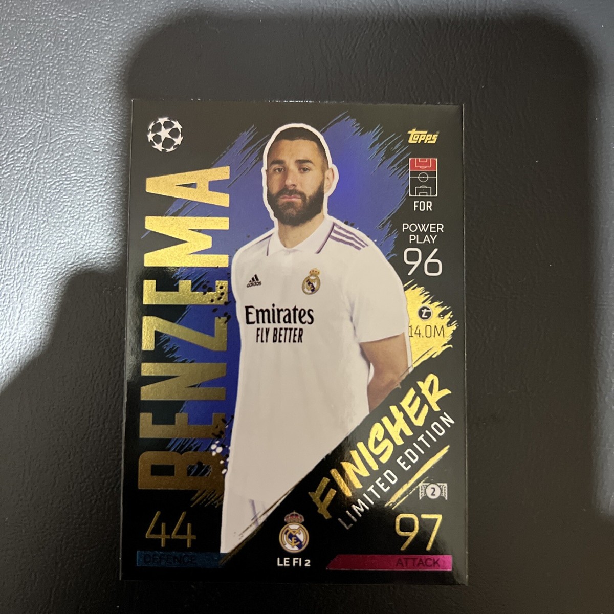 tky様　2023 Topps Merlin Benzema  Auto 2023 Topps MERLIN Chrome Karim Benzema REAL MADRID 01/99