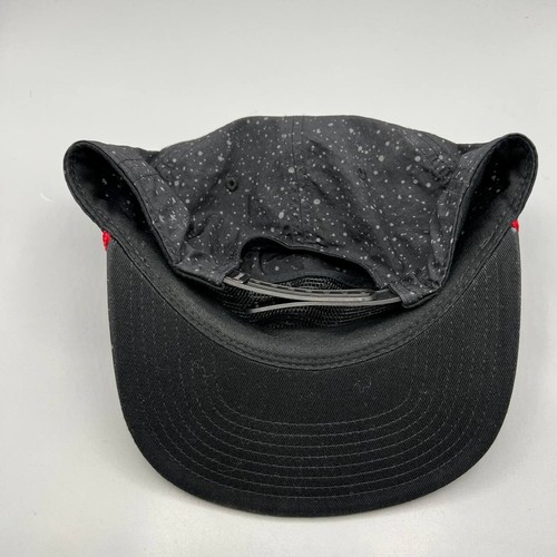 Air Jordan Hat Men Black Speckled Print Jumpman Snap Back Cap - Picture 5 of 8