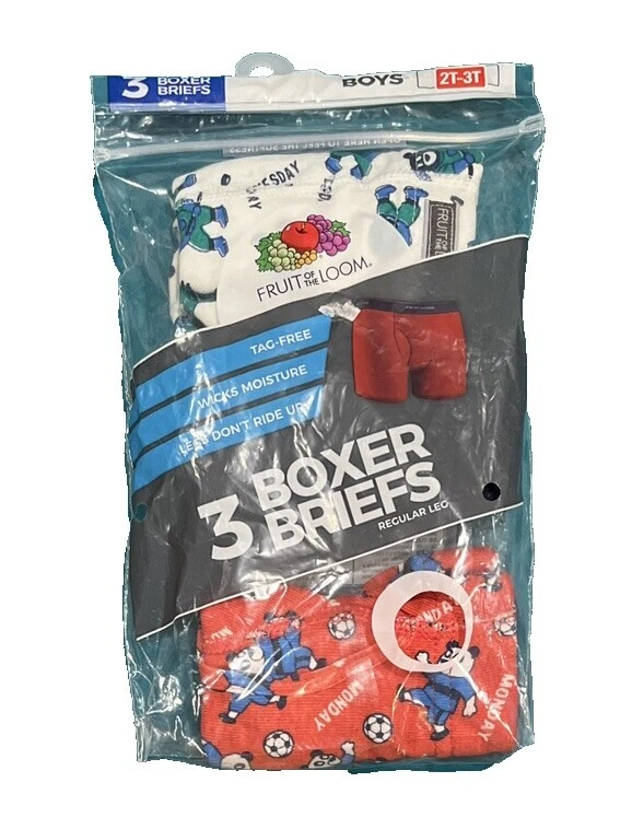 Fruit of the Loom 8 Size 100% Cotton Underwear for Boys