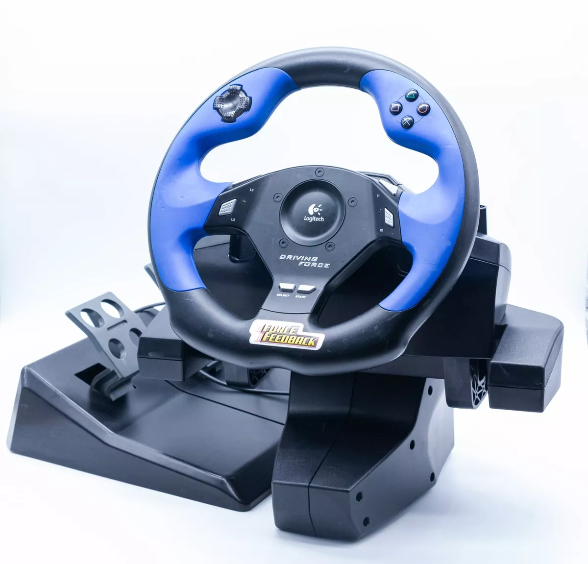 Logitech Driving Force E-UC2 Steering Wheel for PS2/PS3/PC No Pw Supply | eBay