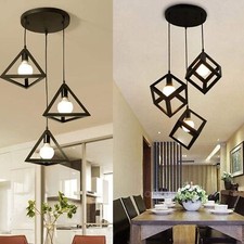 Vintage Pendelleuchte Hängelampe Deckenlampe Retro Metall Industrie Design E27