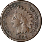 1866 1C Indian Head Cent VG K17443