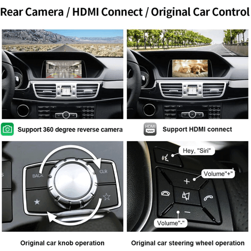 Wireless CarPlay Android Auto Interface for Mercedes Benz NTG4.5/4.7 System - Foto 7 di 8