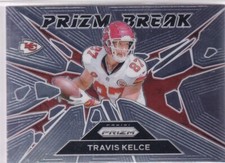 Panini Prizm Football 2024 NFL No. 1 Travis Kelce Prizm Break