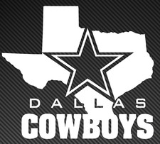 Dallas Cowboys Star Sticker Vinyl Decal Champions NFL Football Car FREE SHIPPING