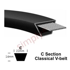 C116 Major Brand C-Section V-Belt