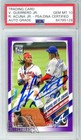 Ronald Acuna Vladimir Guerrero Jr 2021 Series 1 Purple Auto Card #61 PSA/DNA 10