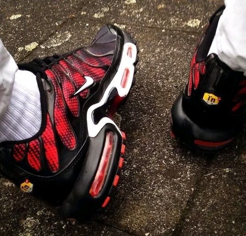 RARE Nike "FORGE" Air Max TXT Black/White-Challenge Red 2014 9.5 - Picture 12 of 13