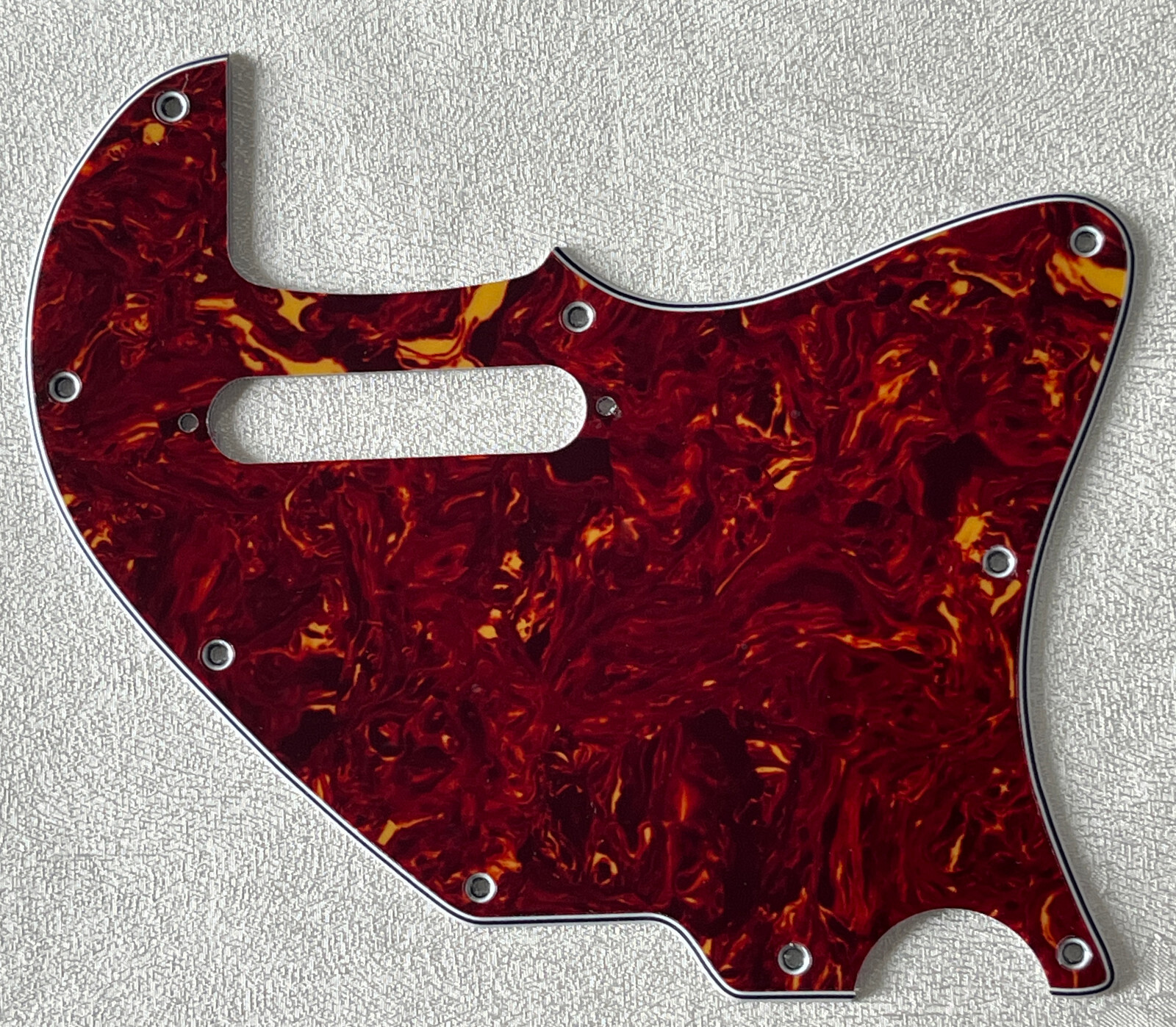 Custom For Suhr Classic T Antique Tele Style Guitar Pickguard 4-Ply Red Tortoise