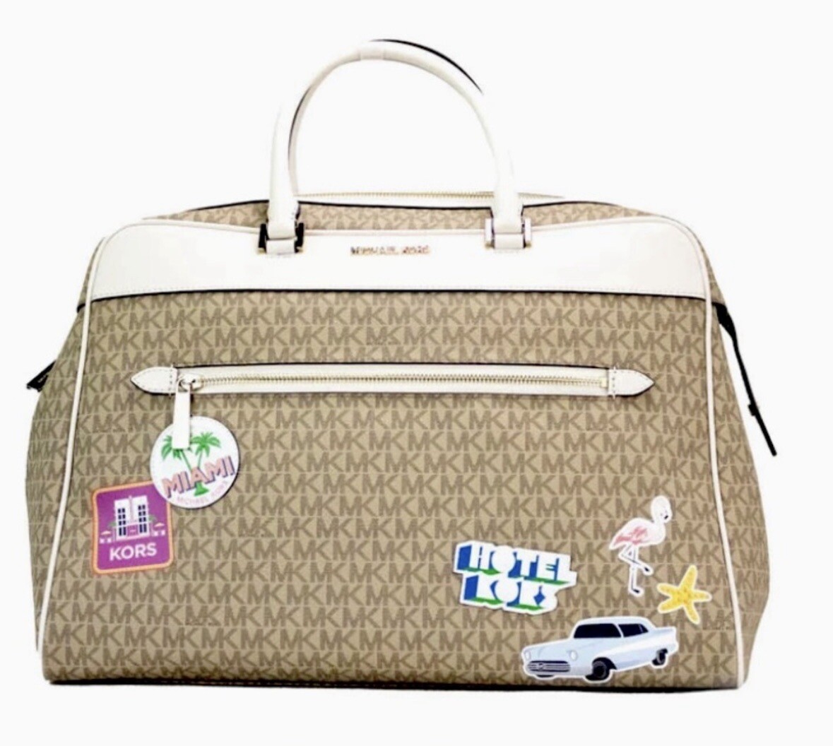 NWT AUTHENTIC Michael Kors Large Travel Weekender Bag Miami