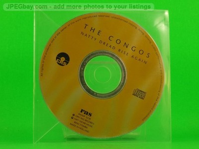 THE CONGOS NATTY DREAD RISE AGAIN (X18) CD Album (NO ARTWORK OR SLEEVE) RAS RECO