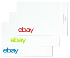 25 Poly mailer envelopes 9" x 11.5" eBay-Branded (No Padding) (9 x 11-1/2)