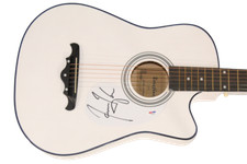 James Taylor Signed Autograph Acoustic Guitar - Sweet Baby James Flag w/ PSA COA