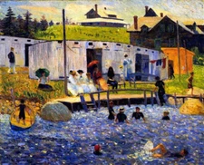 high quality oil painting handpainted on canvas "The Bathing Hour "
