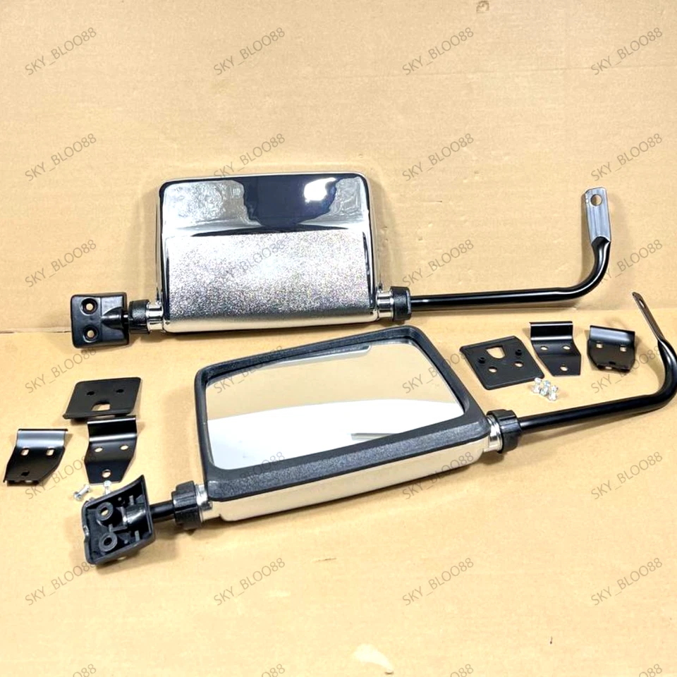 Espejo retrovisor puerta lateral Mitsubishi Pajero Montero Shogun MK1 L049 L047 L149 1983-1991 Foto 4 de 4