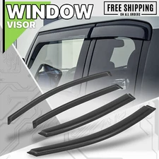 Tape-On Window Visor Shade Vent Wind Rain Deflector Guard fit 06-13 Chevy Impala