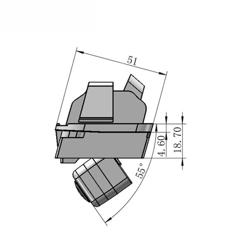 Car Trunk Handle Reverse Camera for Mercedes Benz W204 C200 W212 C180 C E-Class - Image 4 of 4