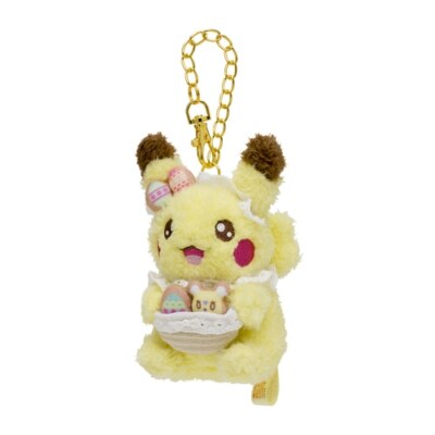 Pokemon Center Original Pikachu Happy Spring Easter Egg Plush Key