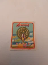 Peacock Brand Chinese Firecracker Label Po Sing 1+5/8" 20s  See Pictures