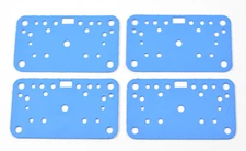 (4) Metering Plate Gaskets Blue Non Stick Reusable Fits: Holley 4160 Carburetor