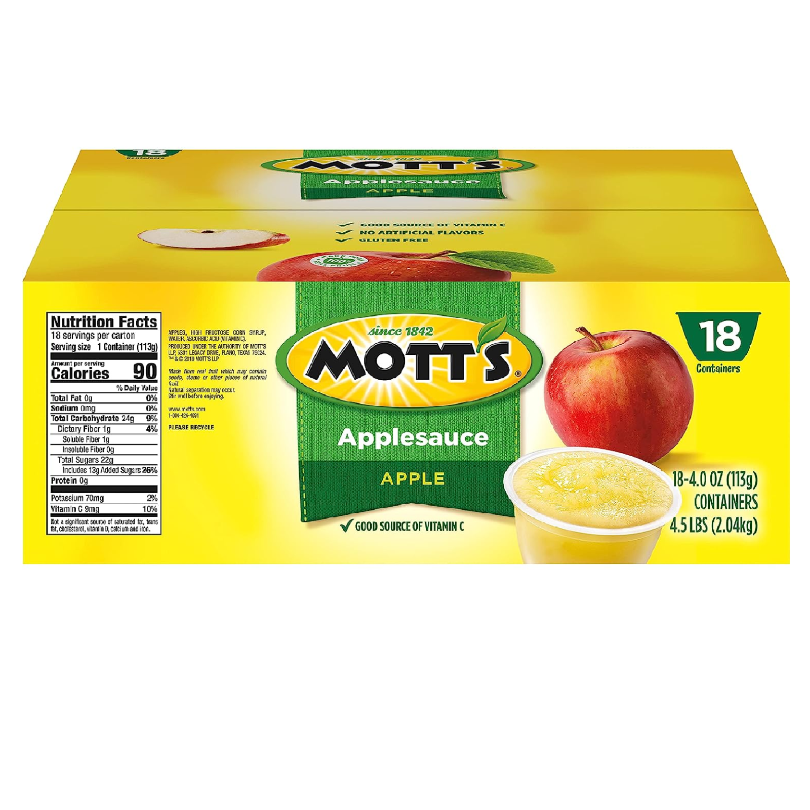 Mott's Applesauce, 4 oz cups, 18 count eBay
