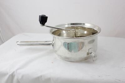 Foley Food Mill 101 2 Qt Stainless Steel Canning Masher Ricer Strainer Vintage