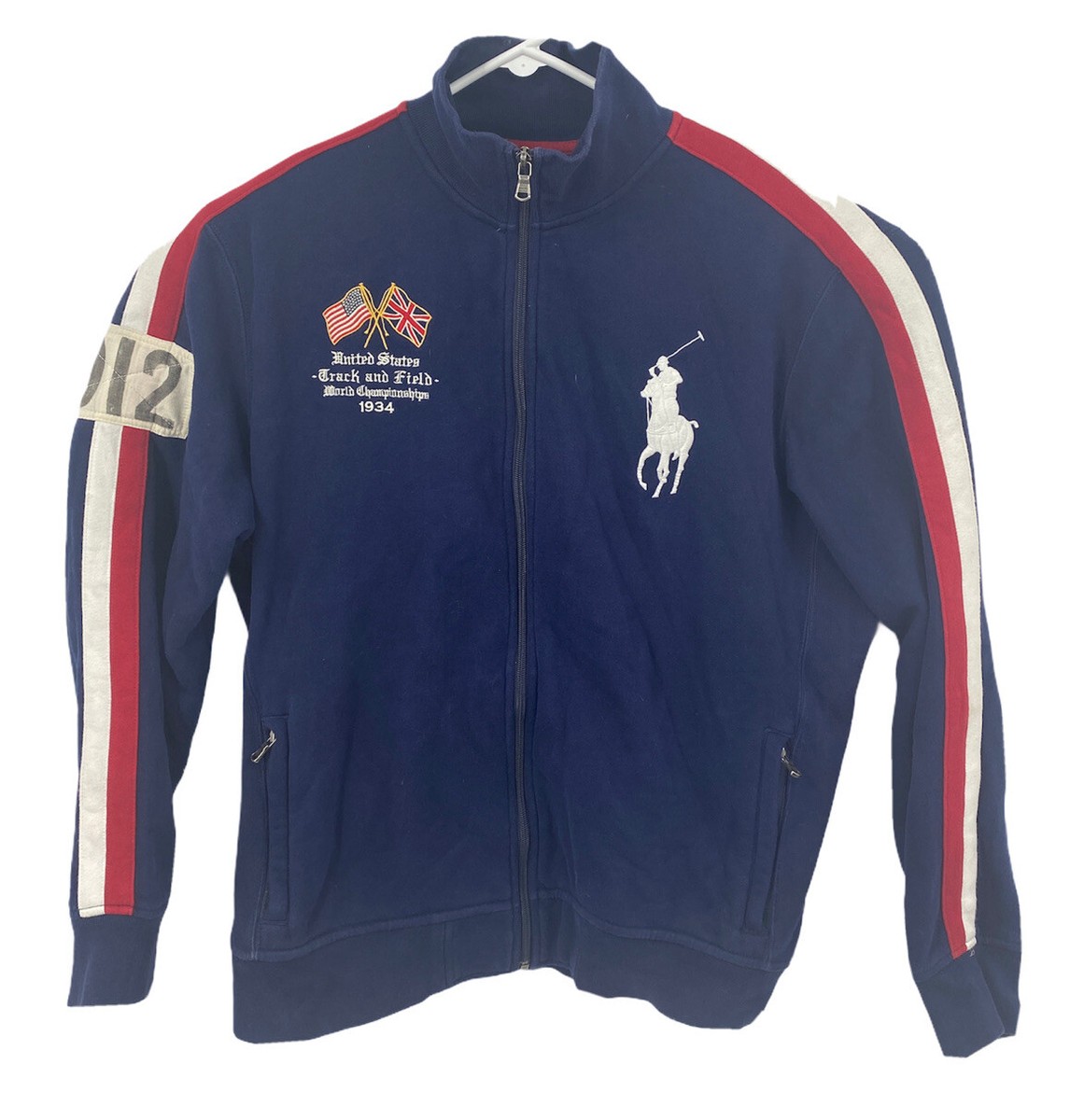 Polo Sport Ralph Lauren United States Track Jacket Large Red Polo Sport Ralph Lauren United States Track Jacket Large Red