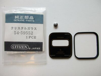 Citizen Japan watch part crystal - glass gasket - crown - choose