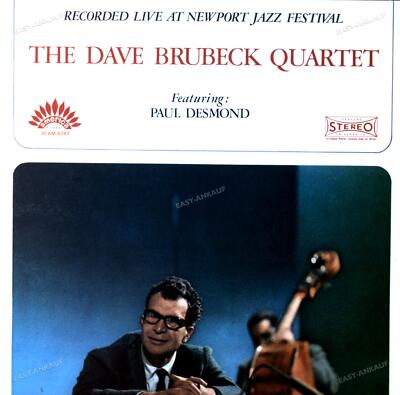 The Dave Brubeck Quartet - Recorded Live At Newport Jazz Festival LP '