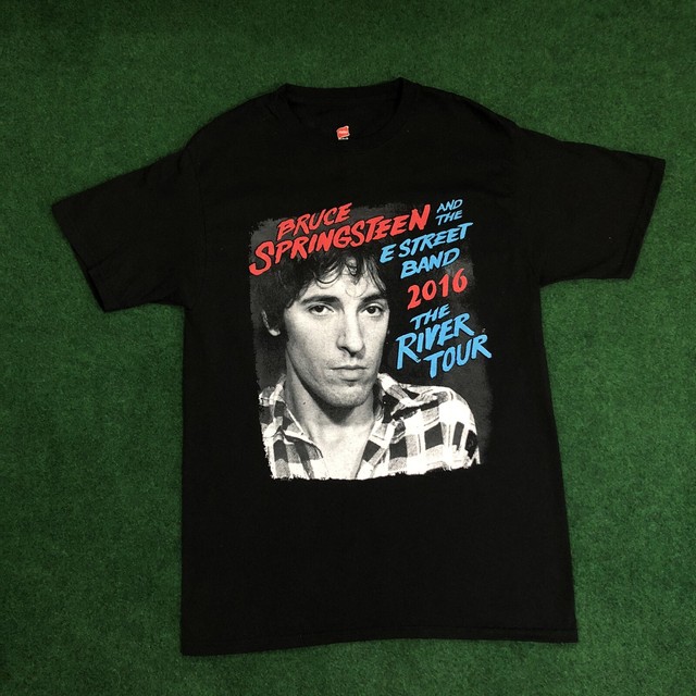 Bruce Springsteen 2016 The River Tour Tee Black T-shirt Concert Medium | eBay