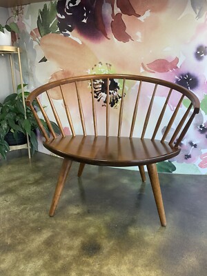 Round Chair Yngve Ekström Arka Lounge Spindle Back MCM