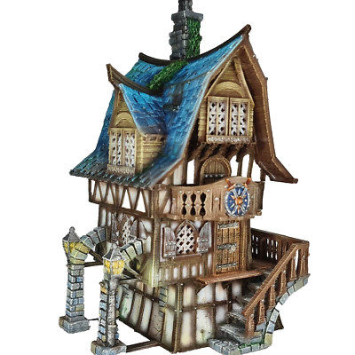 Medieval Town - Tulipdale Manor - The Frost 28mm Wargame/RPG/AOS/LOTR/DnD Terrain