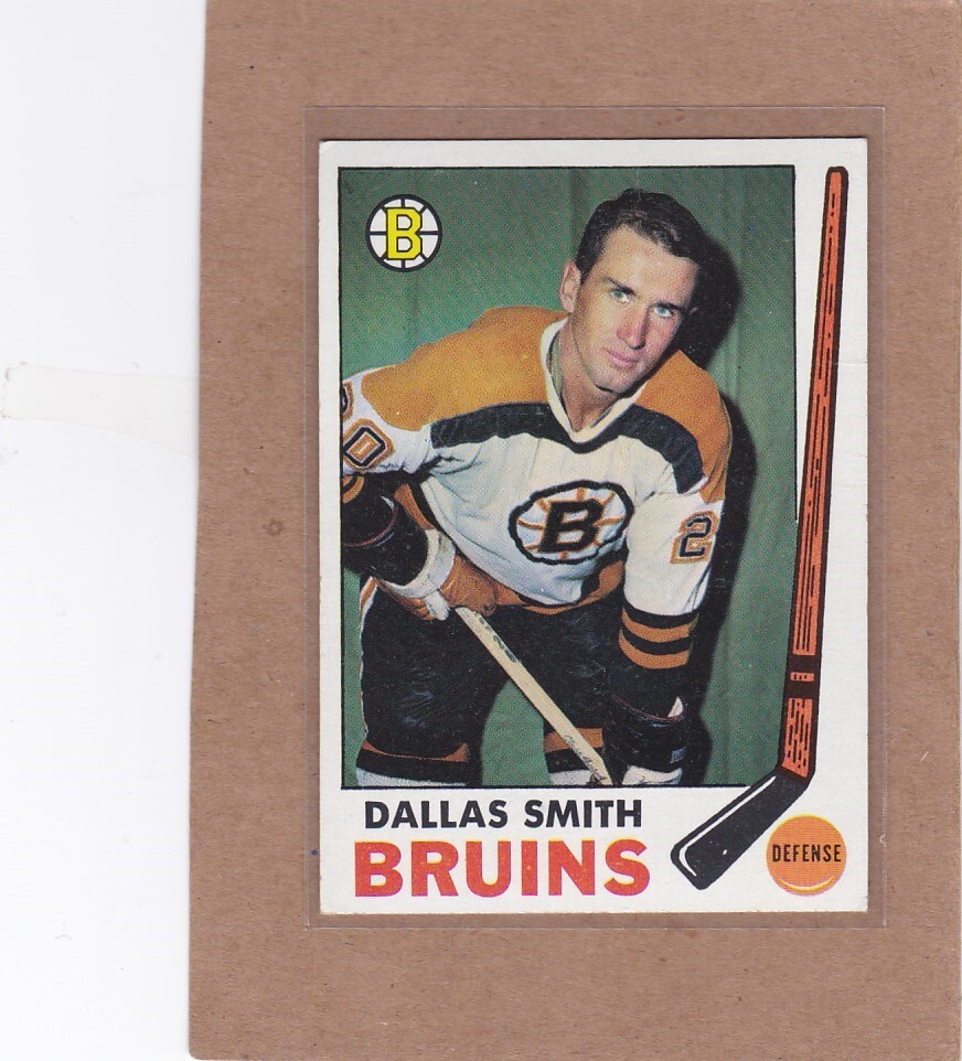 1969-70 TOPPS HOCKEY DALLAS SMITH #25 BRUINS VG/VGEX *A31862