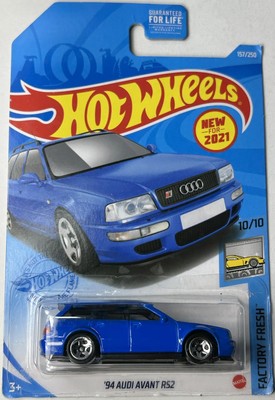 Hot Wheels 2021 157/250 Factory Fresh 10/10  94 Audi Avant RS2 Blue Chrome 5 Spk