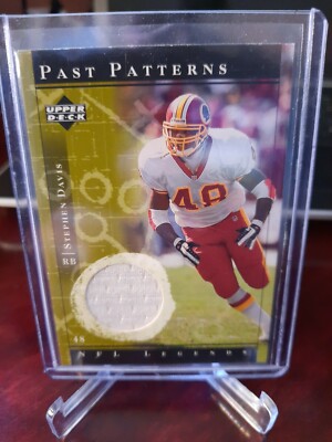 2001 Upper Deck NFL Legends Past Patterns Stephen Davis #PP-SD