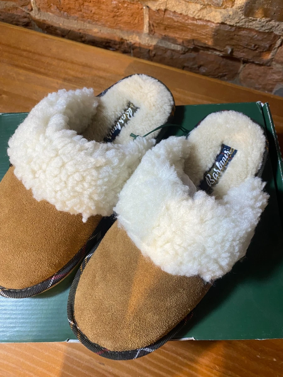 Barbour Lydia Mule Slippers Camel eBay