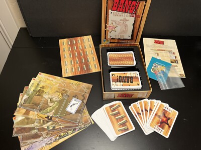 Bang! The Wild West Game of Cowboys vs. Outlaws Card Game Complete Unplayed 2002