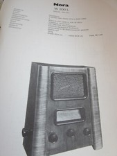 Schema elettrico N radio Nora W 200 L, 1933