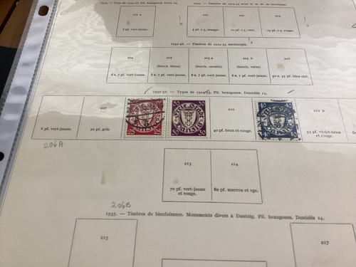 ICOLLECTZONE Germany Danzig Collection hinged and used (COL351) - Picture 5 of 13