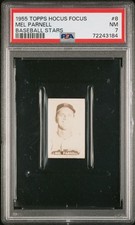 1955 Topps Hocus Focus #8 Mel Parnell PSA 7 - Pop 1; Highest Graded in Set