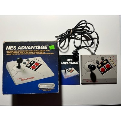 Nintendo NES Advantage Controller Joystick Works Complete CIB 