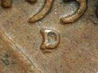 HIGH GRADE MINT ERROR 1958-D LINCOLN WHEAT CENT RPM#1  XF