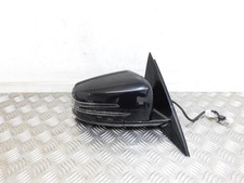 MERCEDES E CLASS W212 O/S DRIVERS SIDE POWER FOLDING WING MIRROR BLACK 2009-2013