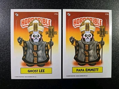 Ghost Impera Tobias Forge Papa Emeritus IV Garbage Pail Kids Spoof Horrorible