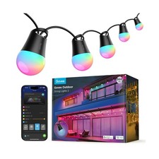 Govee Smart Outdoor String Lights 2, 144ft Outdoor Lights with Dimmable Warm ...