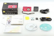 Near MINT Nikon Coolpix S3300 Pink 16.0MP Compact Digital Camera From JAPAN